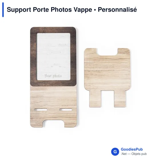 Support Porte Photos Vappe personnalisable avec logo pour entreprise - Image 5
