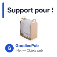 Support pour Sac Plastique Cart personnalisable avec logo - Miniature 3