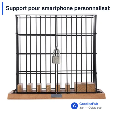 Support pour smartphone personnalisable avec logo - Adam