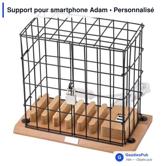 Support pour smartphone personnalisable avec logo - Adam - Image 2