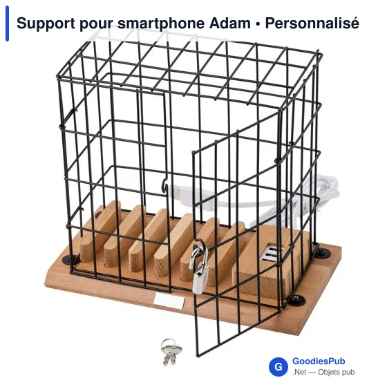 Support pour smartphone personnalisable avec logo - Adam - Image 3