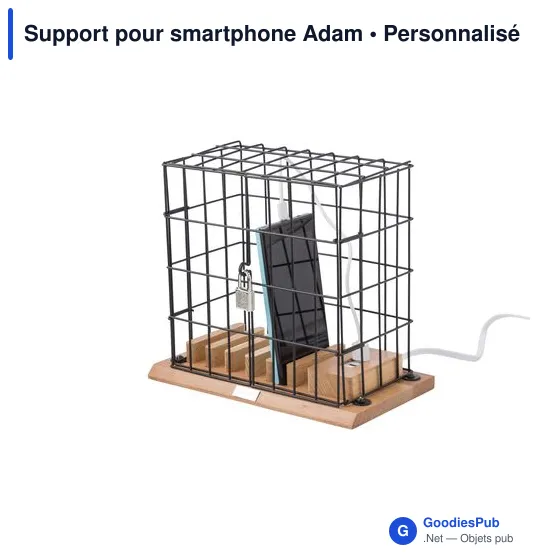 Support pour smartphone personnalisable avec logo - Adam - Image 4