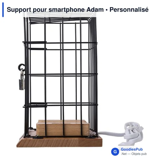 Support pour smartphone personnalisable avec logo - Adam - Image 5