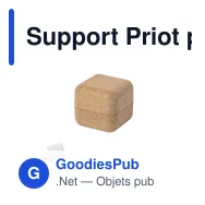 Support Priot personnalisable pour ordinateur avec logo - Miniature 1