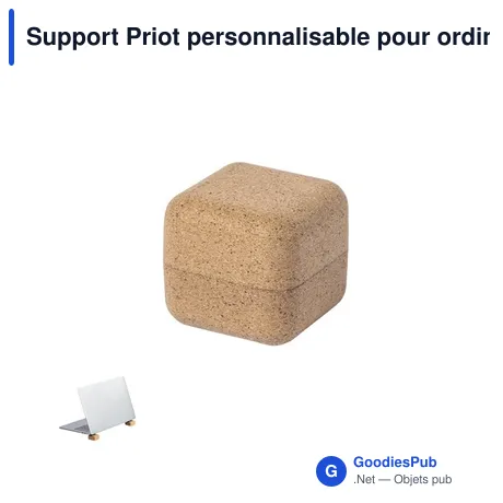 Support Priot personnalisable pour ordinateur avec logo