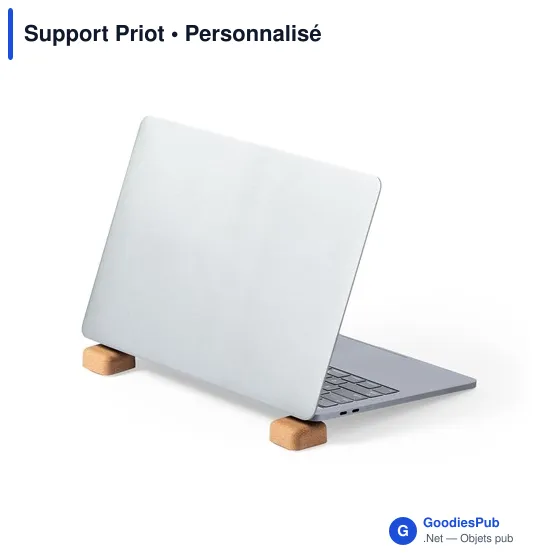 Support Priot personnalisable pour ordinateur avec logo - Image 3