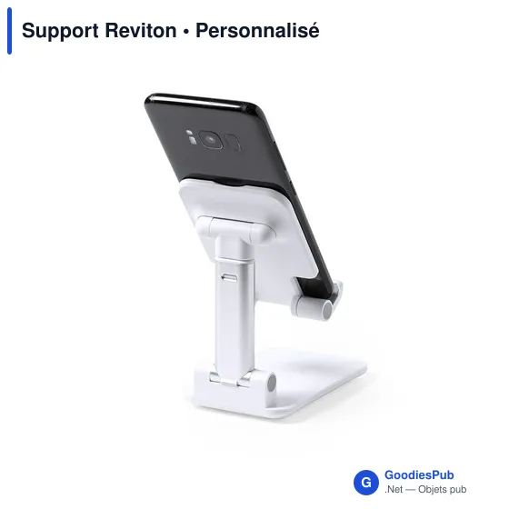 Support pliable personnalisable pour tablette et smartphone - Revitonavec logo - Image 3