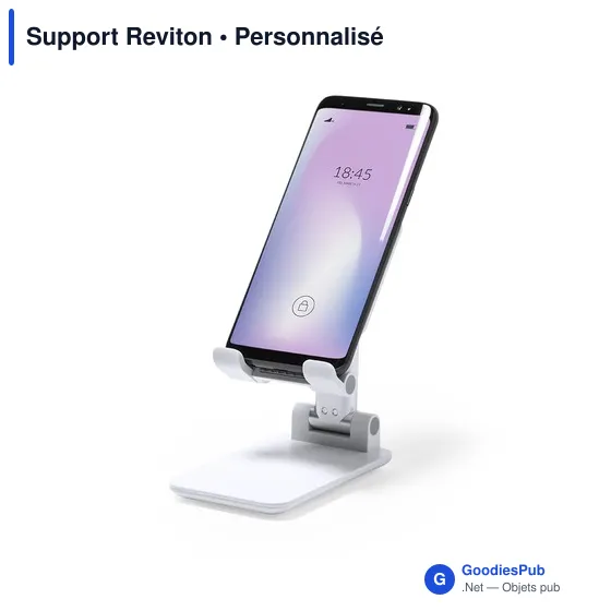 Support pliable personnalisable pour tablette et smartphone - Revitonavec logo - Image 4