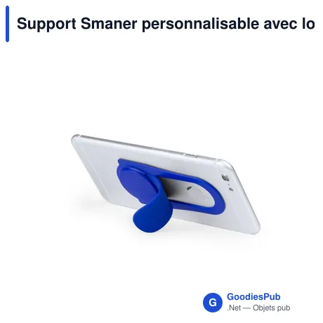 Support Smaner personnalisable avec logo pour téléphone mobile