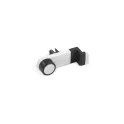 Variante Blanc / Noir - Support téléphone voiture personnalisable en ABS et TPR avec logo - Classique