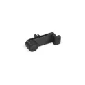 Variante Noir - Support téléphone voiture personnalisable en ABS et TPR avec logo - Classique