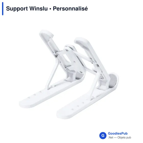 Support pliable pour tablette personnalisable avec logo - Winslu - Image 4