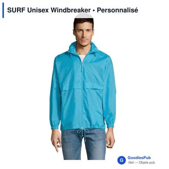 SURF Unisex Windbreaker - Image 1