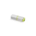Variante Blanc / jaune - Surligneur personnalisable mini 7,5 cm en ABS avec logo - Mini