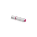 Variante Blanc / rose - Surligneur personnalisable bicolore en ABS avec logo - Duo