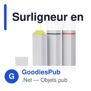 Surligneur en ABS recyclé Kavi - Miniature 14