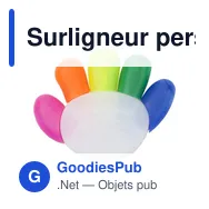 Surligneur personnalisable en plastique avec logo - Sierra - Miniature 1