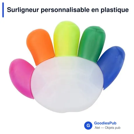 Surligneur personnalisable en plastique avec logo - Sierra