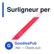Surligneur personnalisable fluo fabriqué en Europe avec logo - Made in EU - Miniature 3