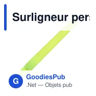 Surligneur personnalisable fluo fabriqué en Europe avec logo - Made in EU - Miniature 4