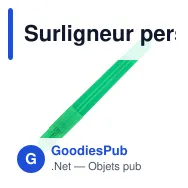 Surligneur personnalisable fluo fabriqué en Europe avec logo - Made in EU - Miniature 5