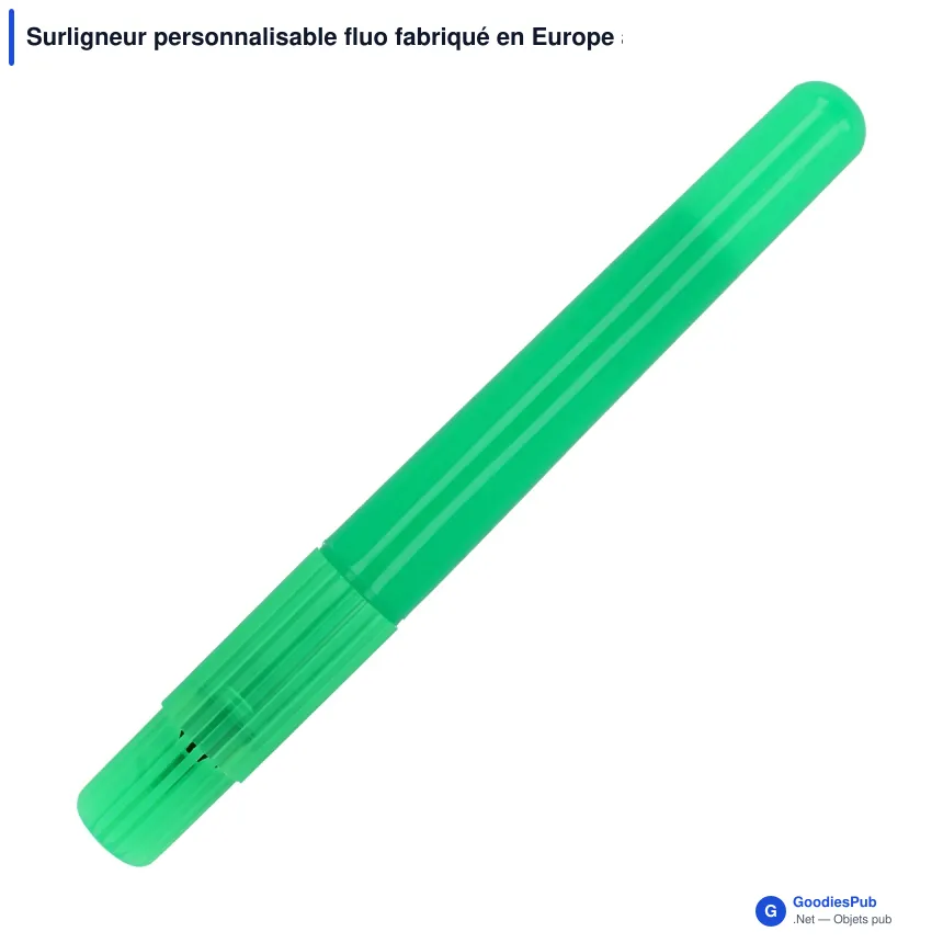 Surligneur personnalisable fluo fabriqué en Europe avec logo - Made in EU - Image 5
