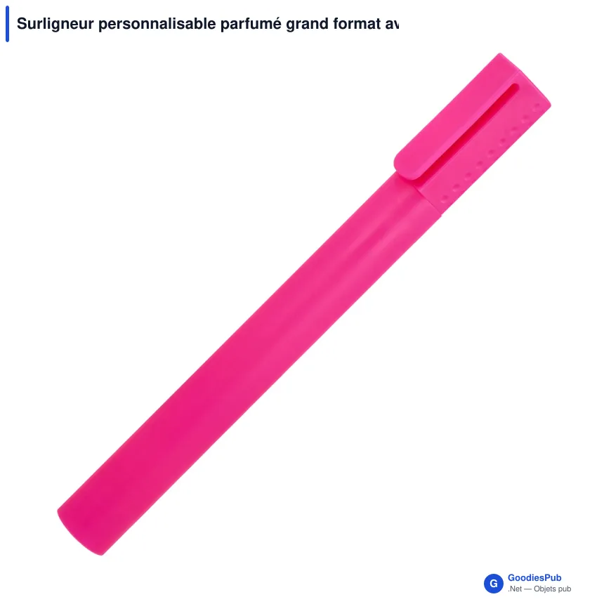 Surligneur personnalisable parfumé grand format avec logo - Jumbo - Image 2