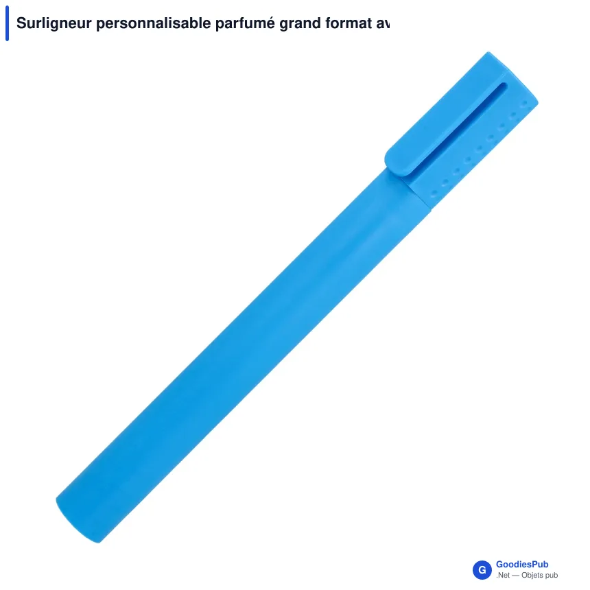 Surligneur personnalisable parfumé grand format avec logo - Jumbo - Image 4
