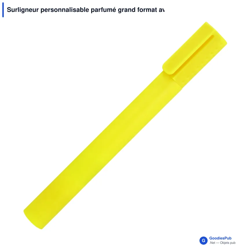 Surligneur personnalisable parfumé grand format avec logo - Jumbo - Image 6