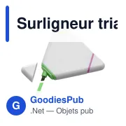 Surligneur triangulaire Lavi - Miniature 3