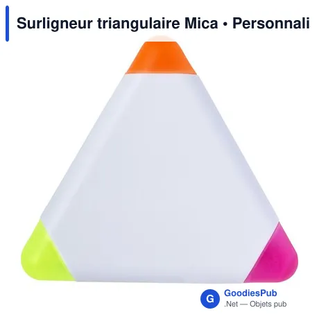 Surligneur triangulaire Mica