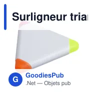 Surligneur triangulaire Mica - Miniature 2