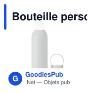 Bouteille personnalisable SVALUR 500 ml avec logo - Miniature 12