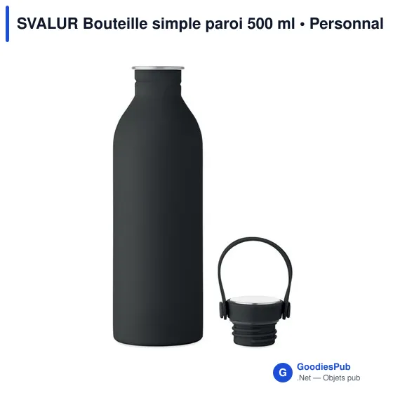 Bouteille personnalisable SVALUR 500 ml avec logo - Image 4