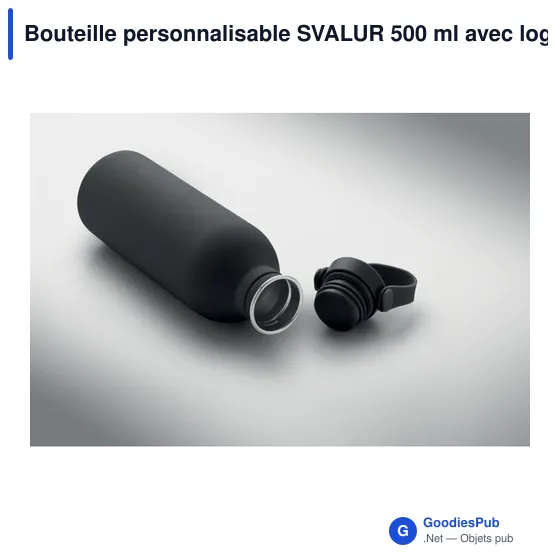 Bouteille personnalisable SVALUR 500 ml avec logo - Image 7
