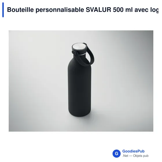 Bouteille personnalisable SVALUR 500 ml avec logo - Image 8