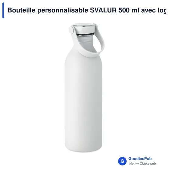 Bouteille personnalisable SVALUR 500 ml avec logo - Image 9