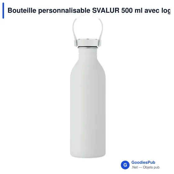 Bouteille personnalisable SVALUR 500 ml avec logo - Image 10