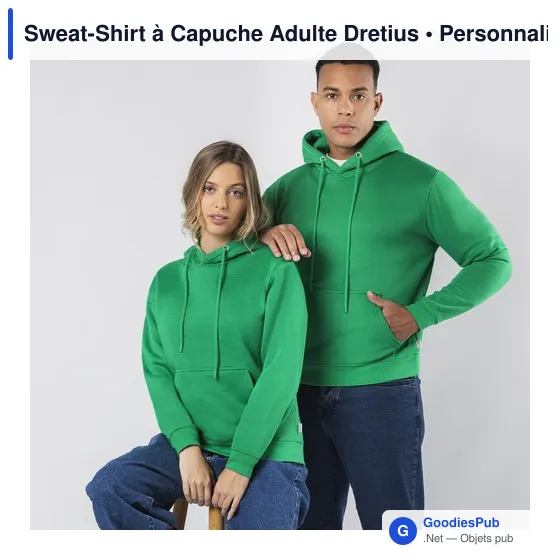 Sweat-Shirt à Capuche Adulte Dretius - Image 12