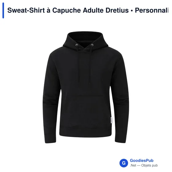 Sweat-Shirt à Capuche Adulte Dretius - Image 6