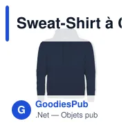 Sweat-Shirt à Capuche Adulte "keya" SWP280 - Miniature 1