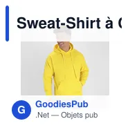 Sweat-Shirt à Capuche Adulte "keya" SWP280 - Miniature 2