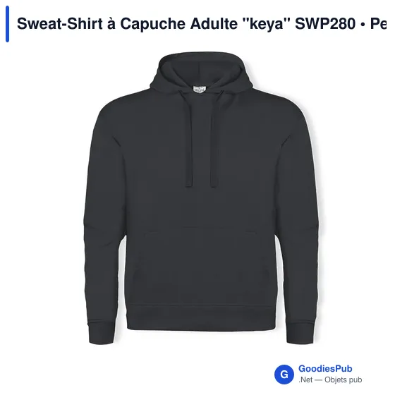 Sweat-Shirt à Capuche Adulte "keya" SWP280 - Image 11