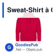 Sweat-Shirt à Capuche Adulte "keya" SWP280 - Miniature 3