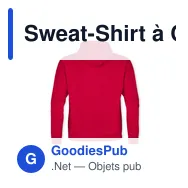 Sweat-Shirt à Capuche Adulte "keya" SWP280 - Miniature 5