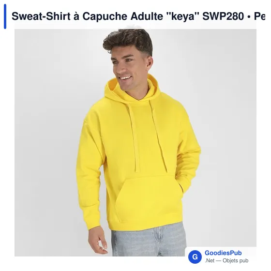 Sweat-Shirt à Capuche Adulte "keya" SWP280 - Image 7