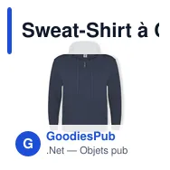 Sweat-Shirt à Capuche + Crémaillère Adulte "keya" SWZ280 - Miniature 11