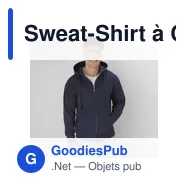 Sweat-Shirt à Capuche + Crémaillère Adulte "keya" SWZ280 - Miniature 12