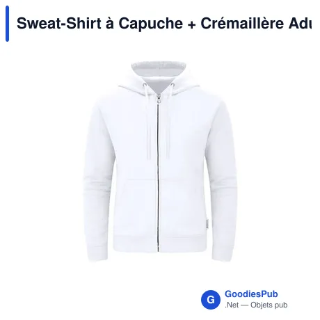 Sweat-Shirt à Capuche + Crémaillère Adulte Walder