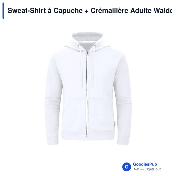 Sweat-Shirt à Capuche + Crémaillère Adulte Walder - Image 1